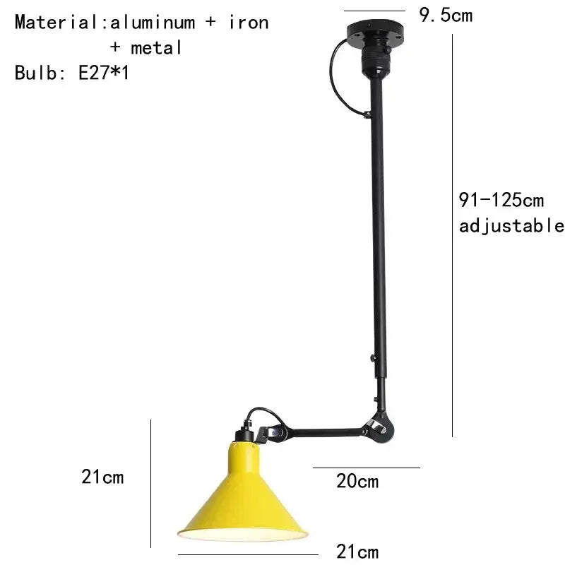 Suspension vintage en céramique et détail cuivre style rétro