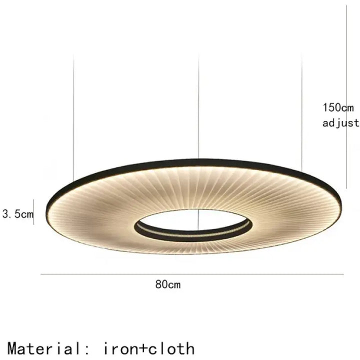 Suspension design moderne led blanc cassé stylé chic