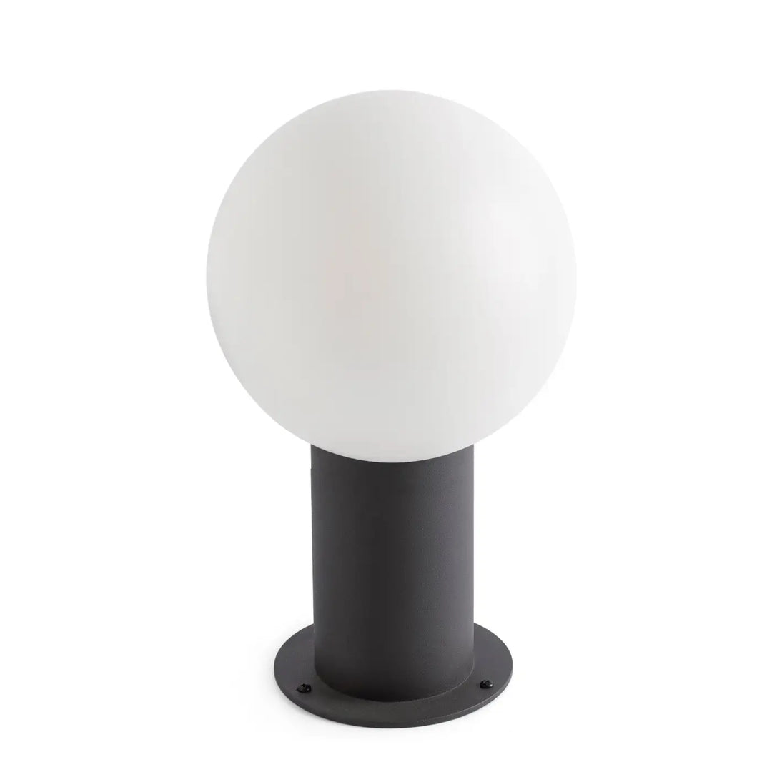 Borne extérieure Moon 30 cm gris foncé de Faro Barcelona