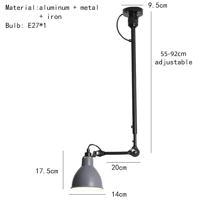 Suspension vintage en céramique et détail cuivre style rétro