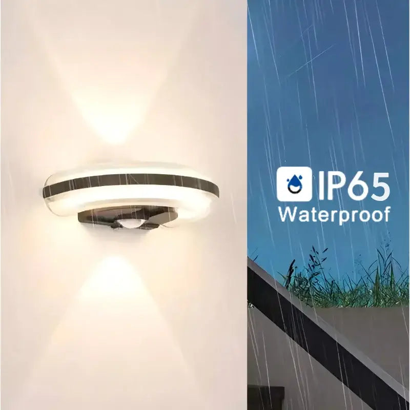 Applique led épurée avec capteur de mouvement esthétique