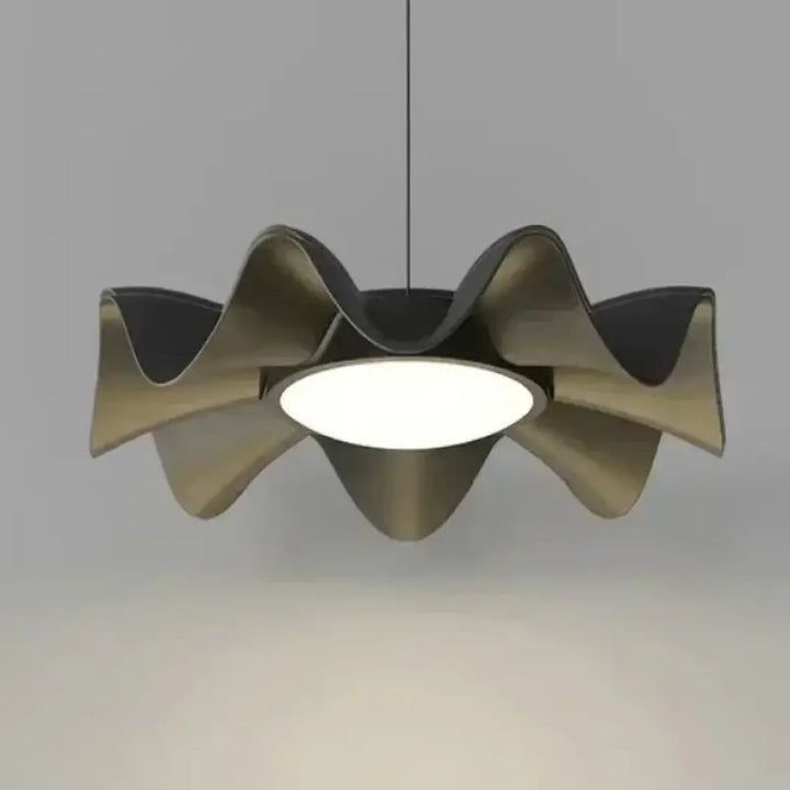 Suspension luminaire led matériau acrylique et fer élégance