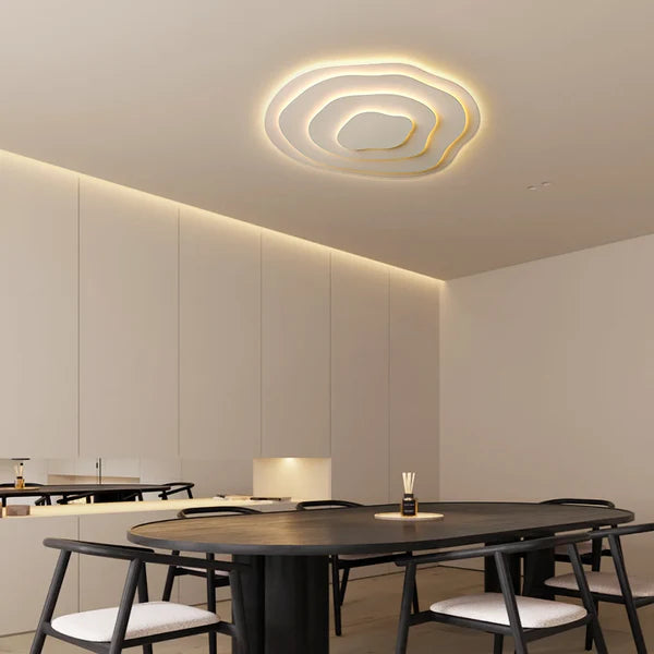 Plafonnier LED Design Spirale Moderne pour Intérieur