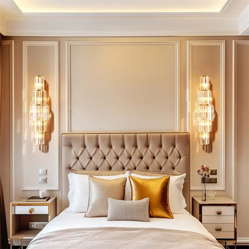 Suspension luminaire moderne en verre transparent design élégant