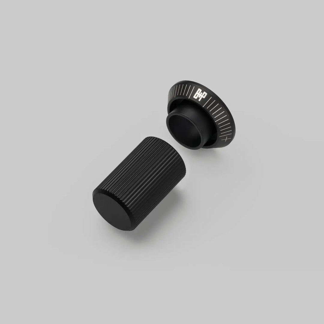 Kit de finition pour variateur à gravure alignée, finition noire #couleur_noir
