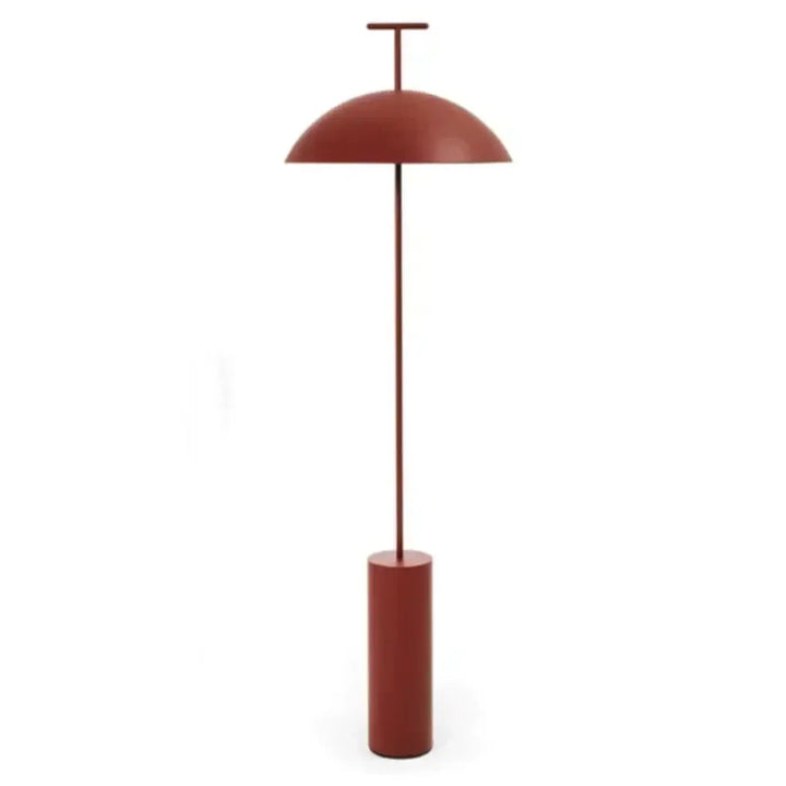 Lampadaire design yumi en métal rustique avec abat-jour en dôme pour une décoration intérieure plus qu’un simple éclairage