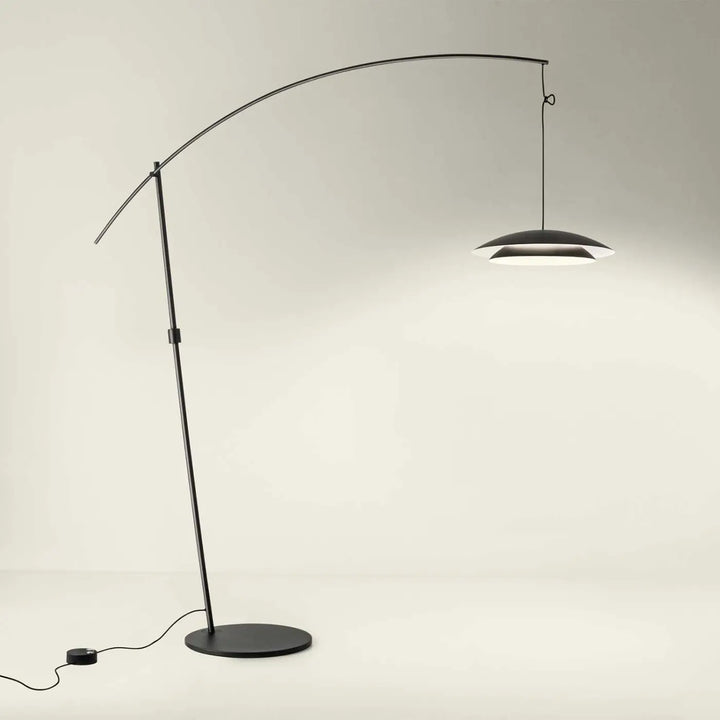 Vue d'ensemble du lampadaire Noway noir