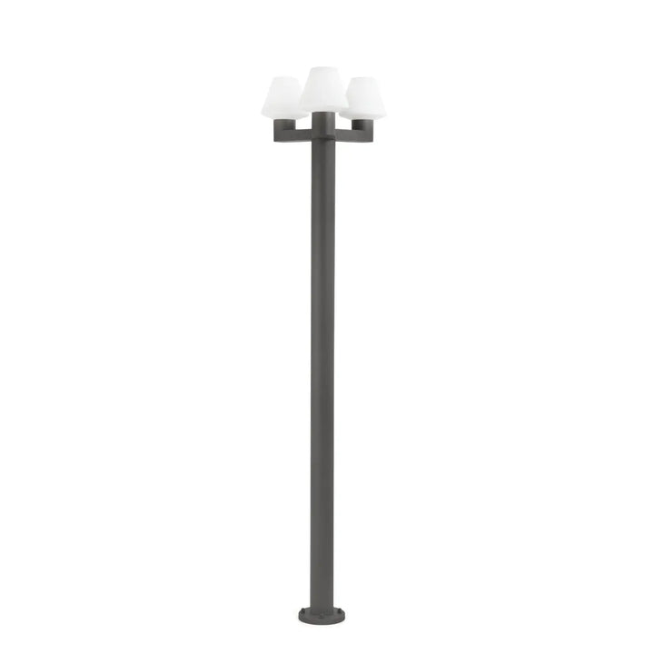 Lampadaire extérieur Mistu 3 lumières de Faro Barcelona