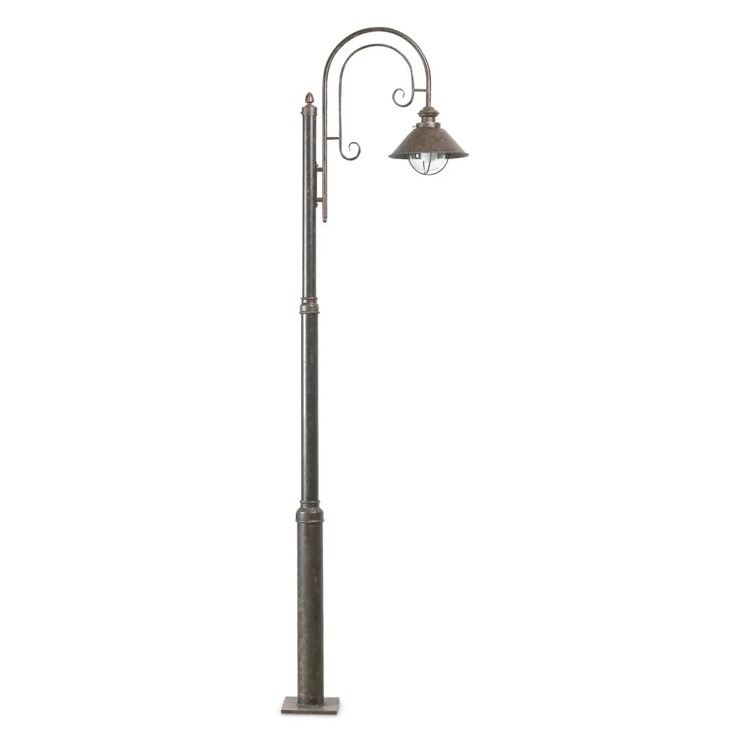 Lampadaire extérieur Náutica rouille de Faro Barcelona