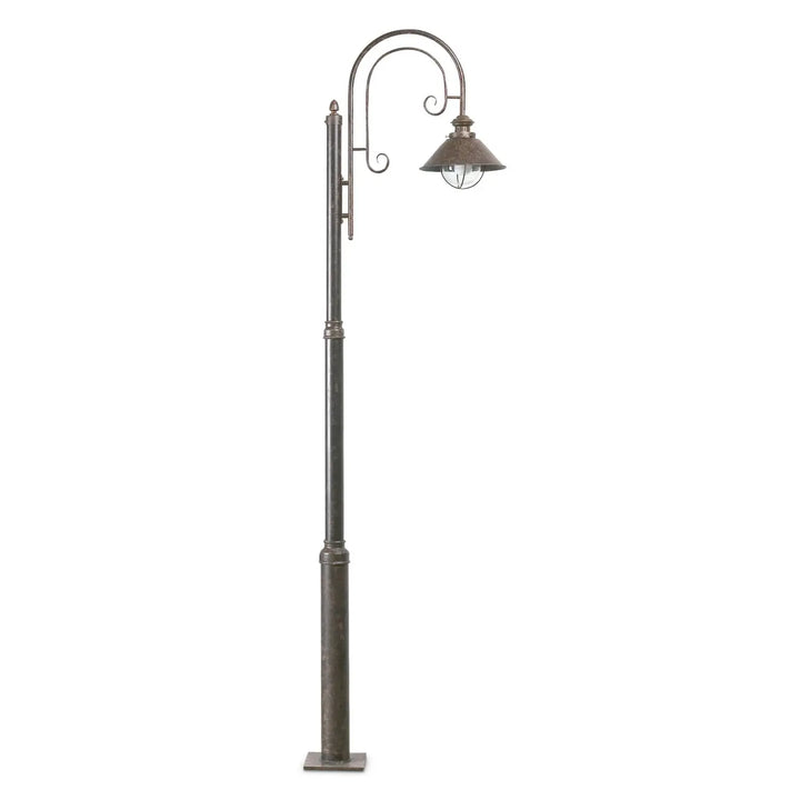 Lampadaire extérieur Náutica rouille de Faro Barcelona