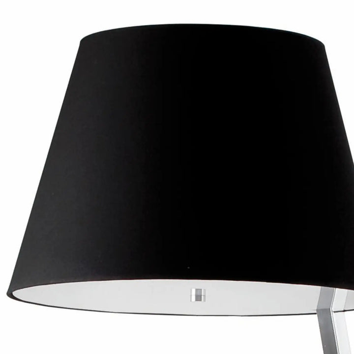 Abat-jour noir et diffuseur du lampadaire Moma