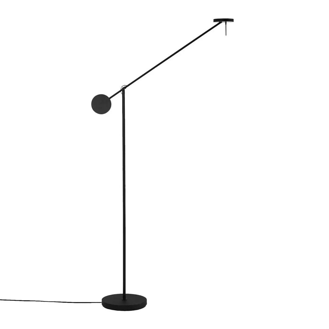 Lampadaire Invisible noir au design minimaliste