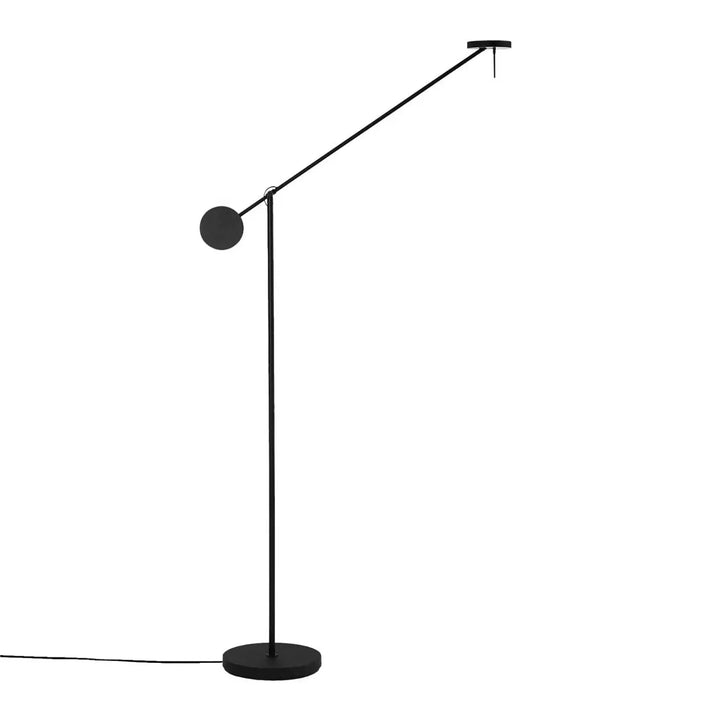 Lampadaire Invisible noir au design minimaliste