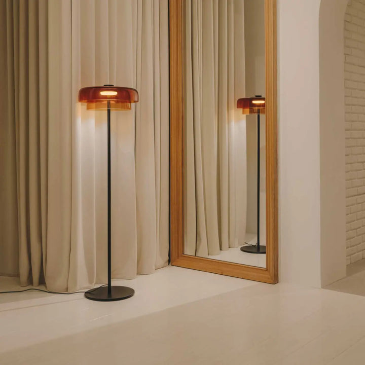 Lampadaire Levels 2 en verre soufflé de LEDS C4