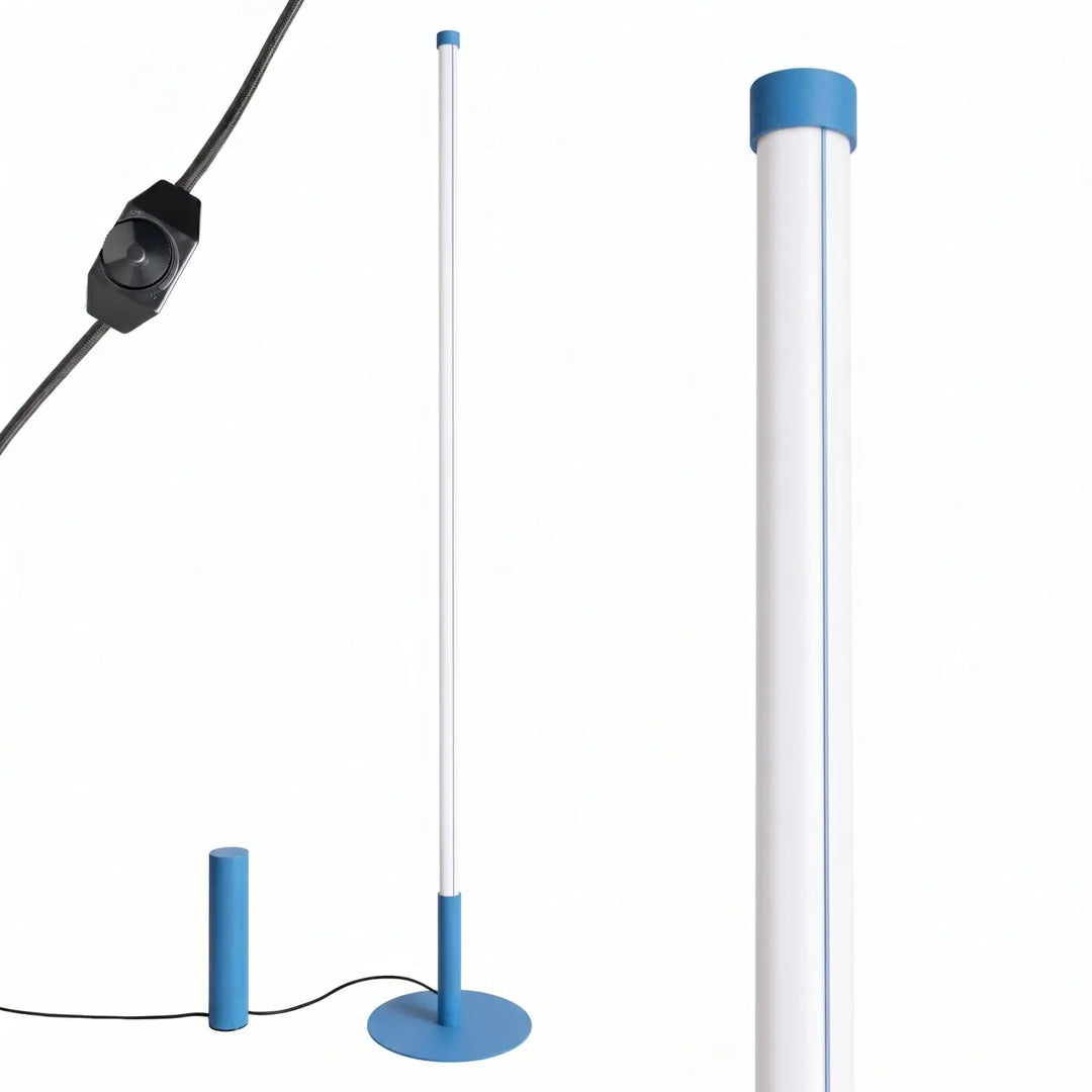 Lampadaire TRANG bleu clair détail du câble