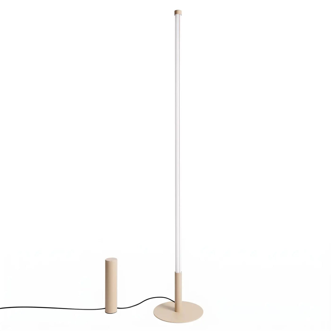 Lampadaire TRANG beige vue d'ensemble