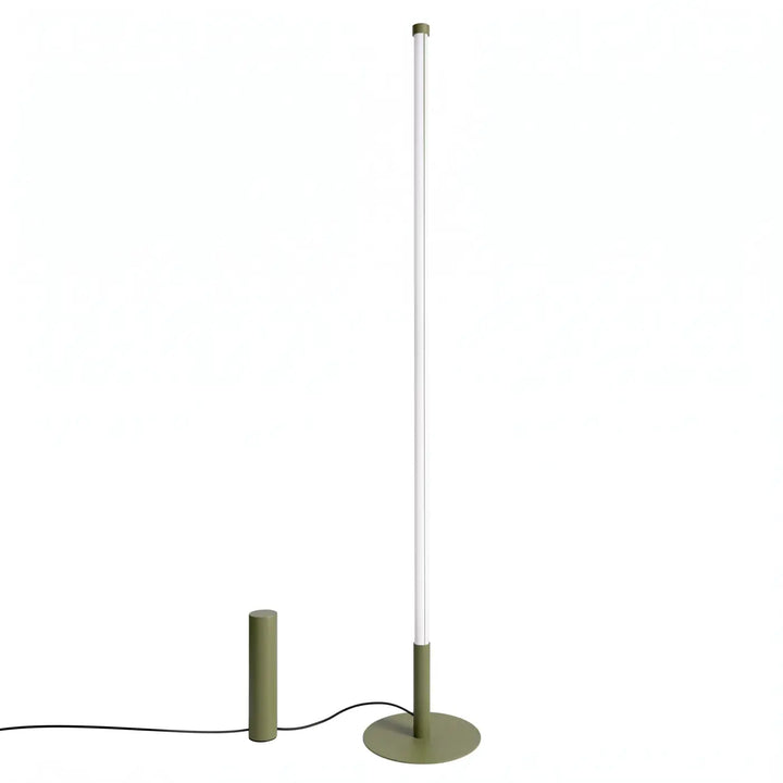 Lampadaire TRANG vert olive vue d'ensemble
