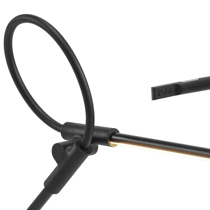 Lampadaire Superlight à bras fin en aluminium