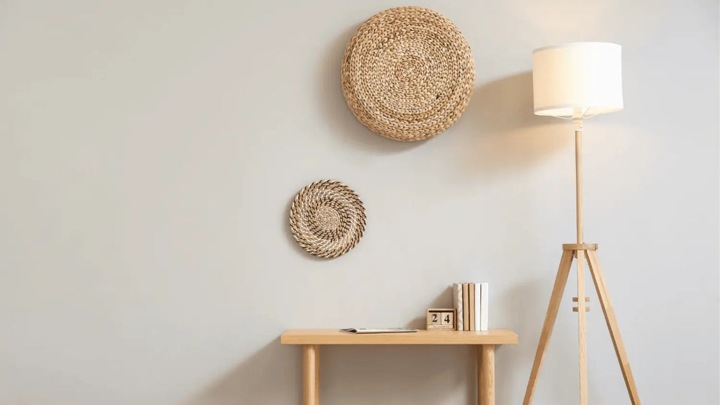 Lampadaires en bois avec LED