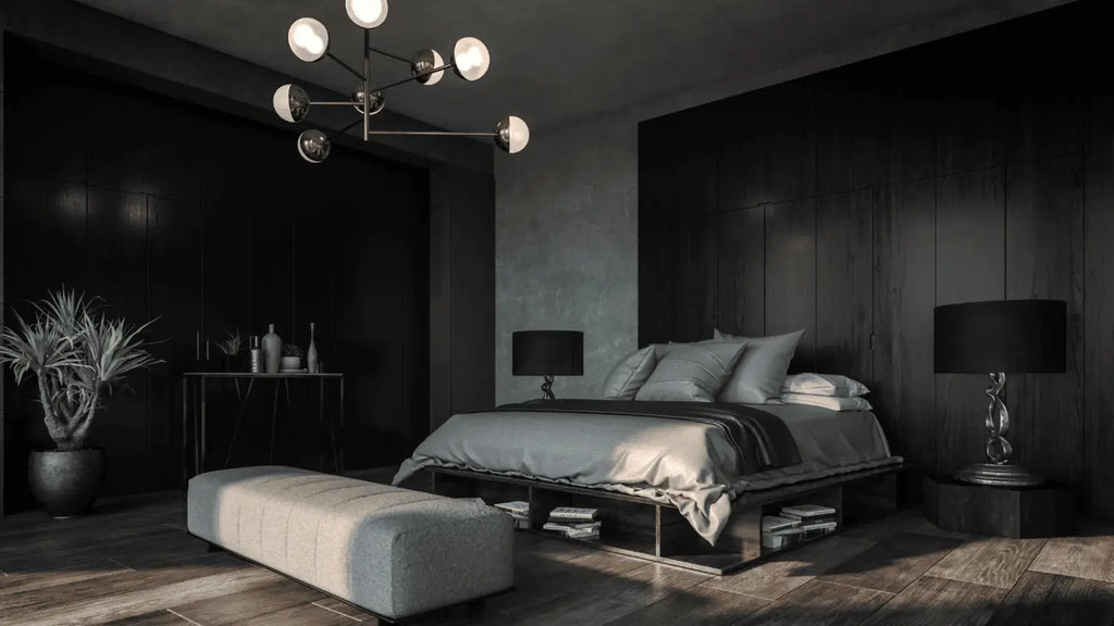 Les matériaux et finitions des lampadaires noirs