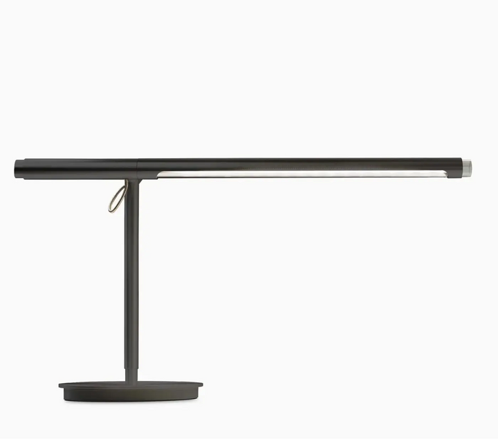 Lampe brazo pablo designs lampe de chevet noire mate en verre pyrex avec led intégrée design minimaliste moderne
