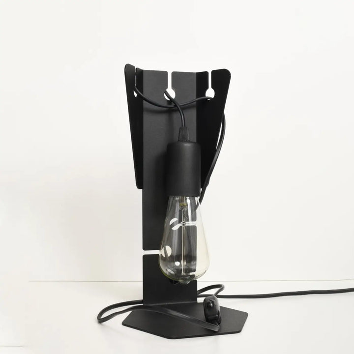 Lampe à poser noir éteinte
