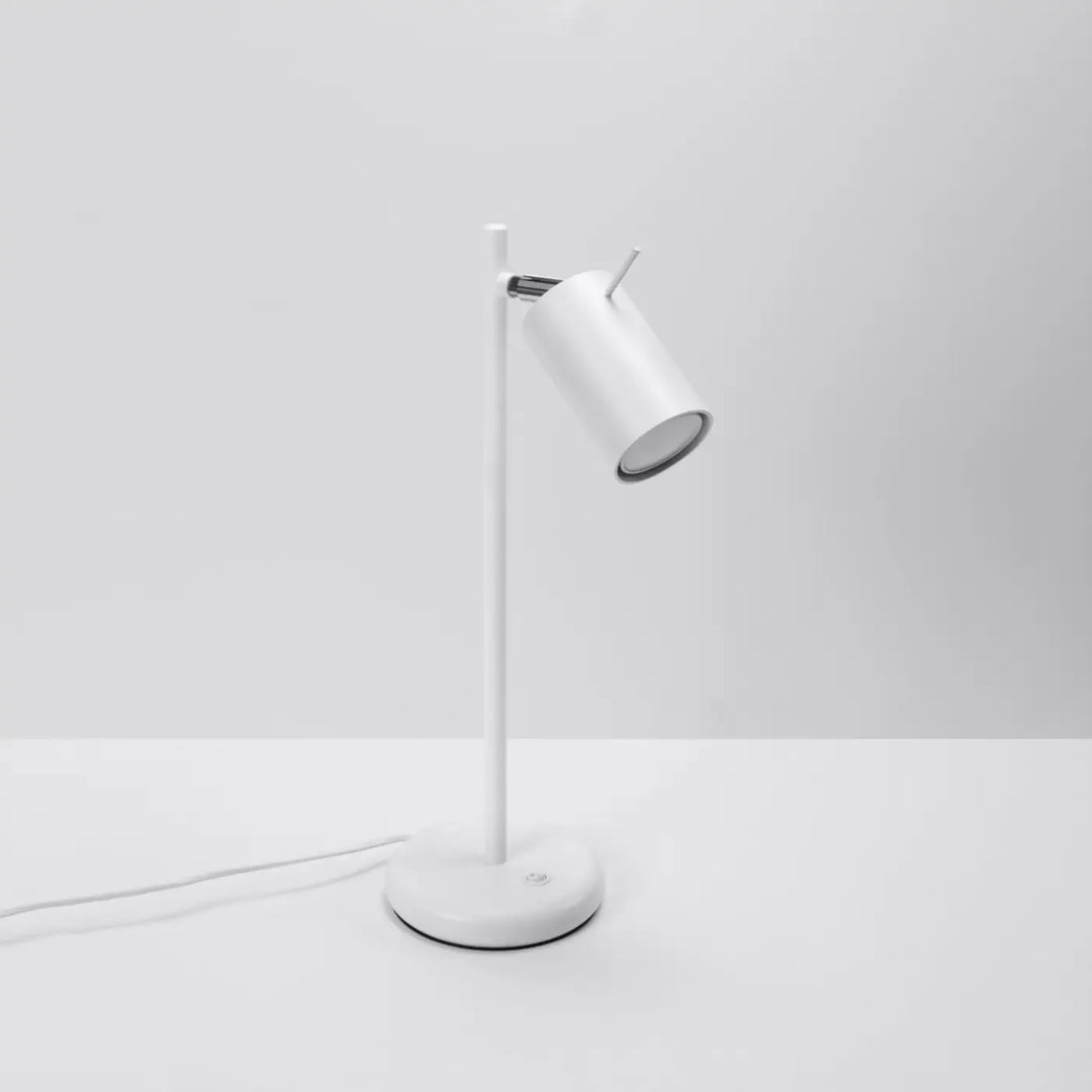 Lampe à poser blanc éteinte