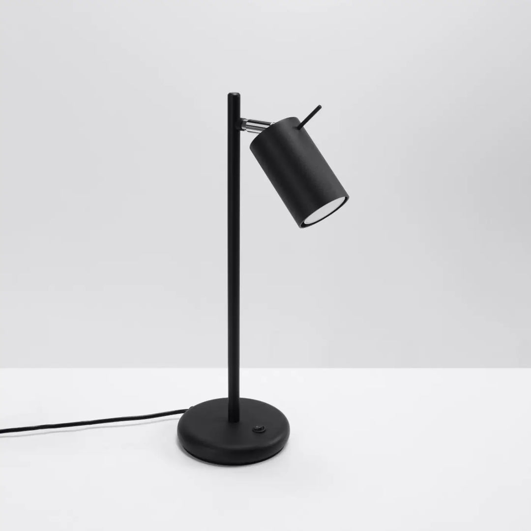 Lampe à poser noir éteinte