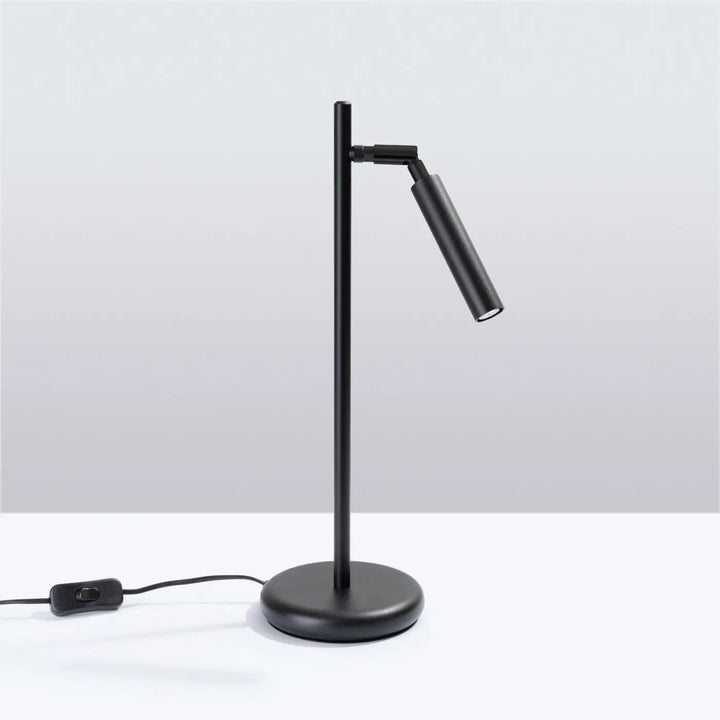 Lampe à poser noir éteinte