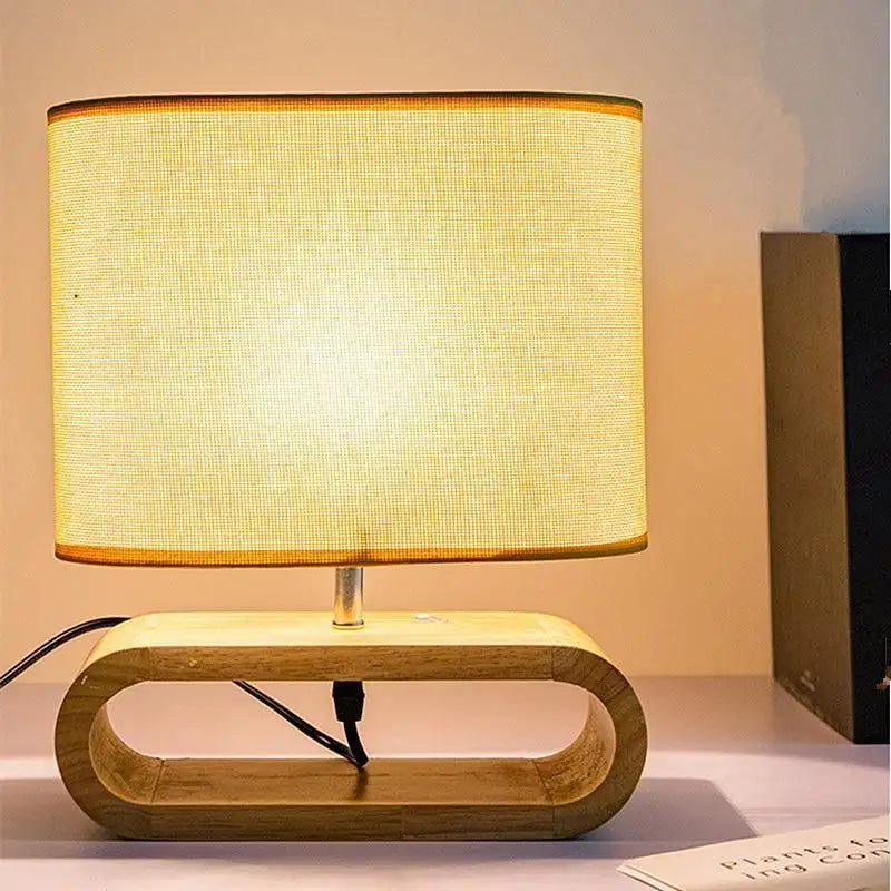 Lampe de Chevet Bois au Design Élégant et Naturel