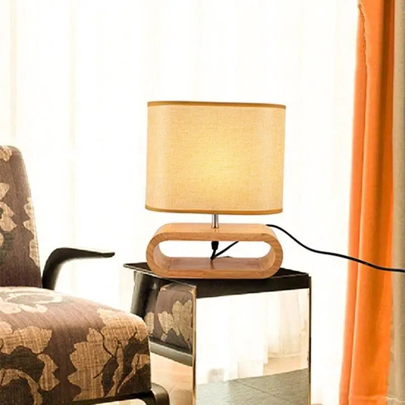 Lampe de Chevet Bois au Design Élégant et Naturel