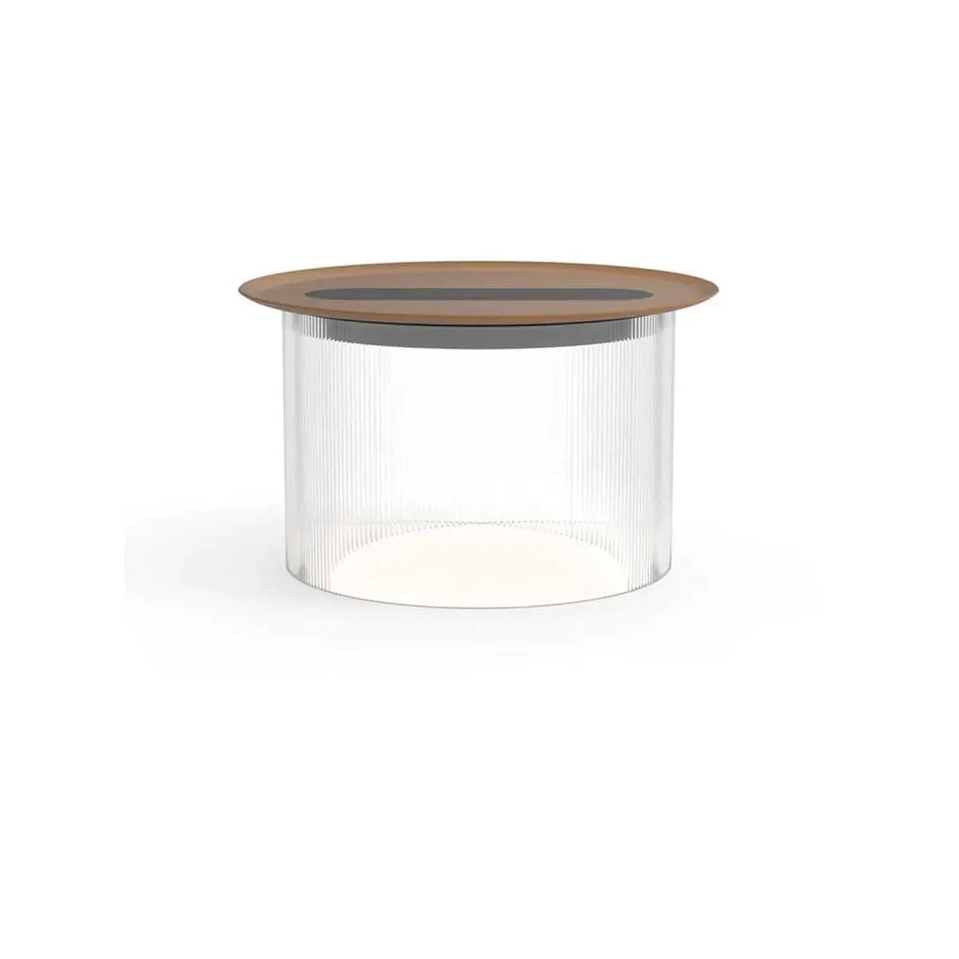 Lampe de table Carousel à plateau de recharge sans fil