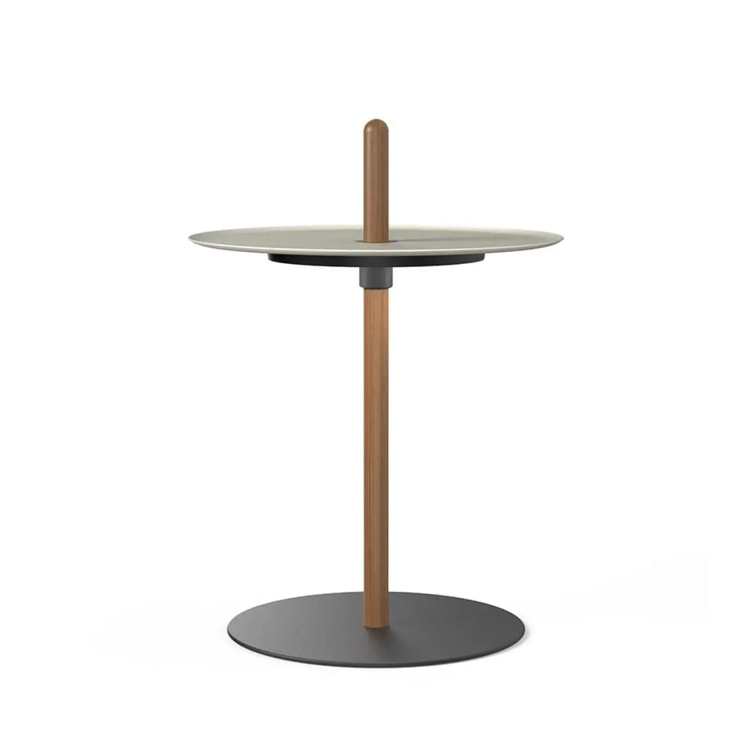 Petite table lumineuse Nivél Guéridon en bois massif