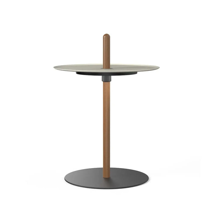 Petite table lumineuse Nivél Guéridon en bois massif