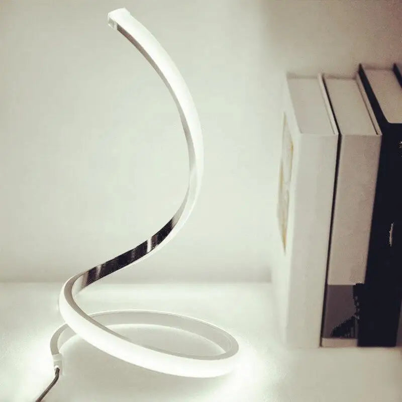 Lampe De Chevet LED Sans Fil Design Spirale