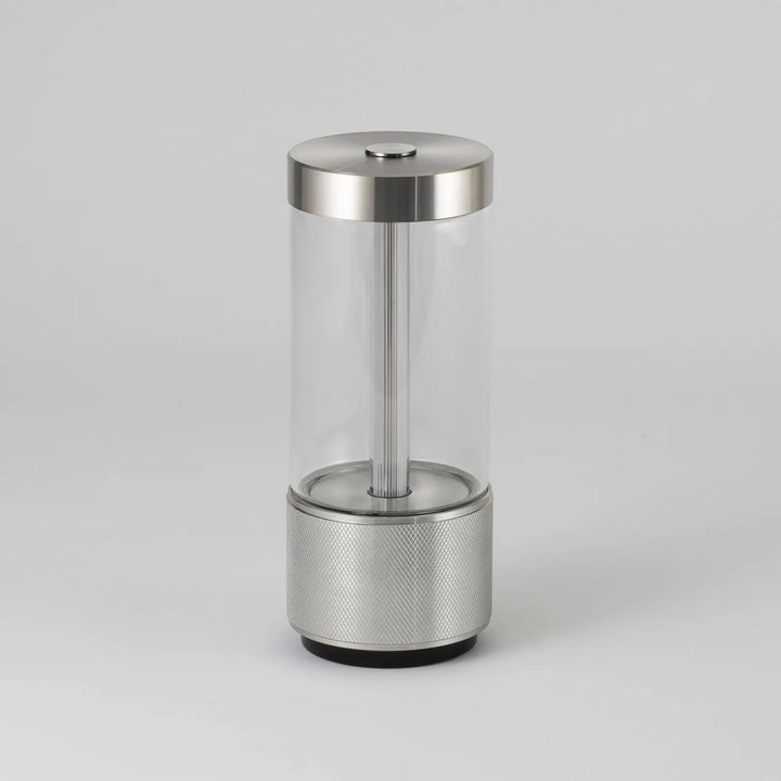 Lampe de chevet Takeout en acier, éteinte #couleur_argent
