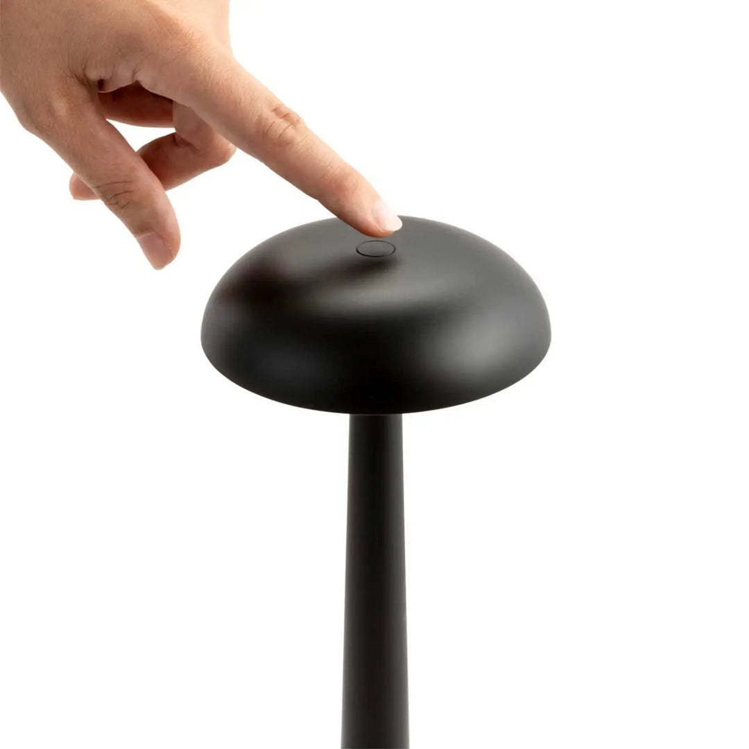 Détail de la lampe sans fil Portobello noire