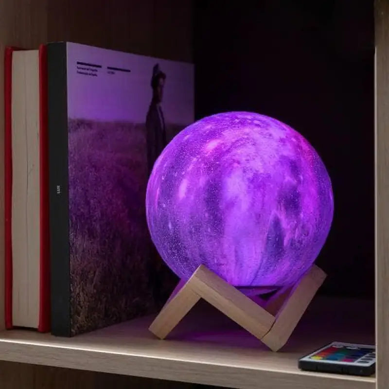 Lampe Galaxie Multicolore à Effet 3D en Acrylique