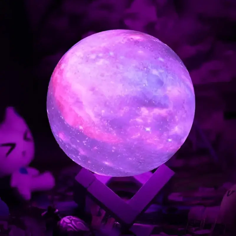 Lampe Galaxie Multicolore à Effet 3D en Acrylique