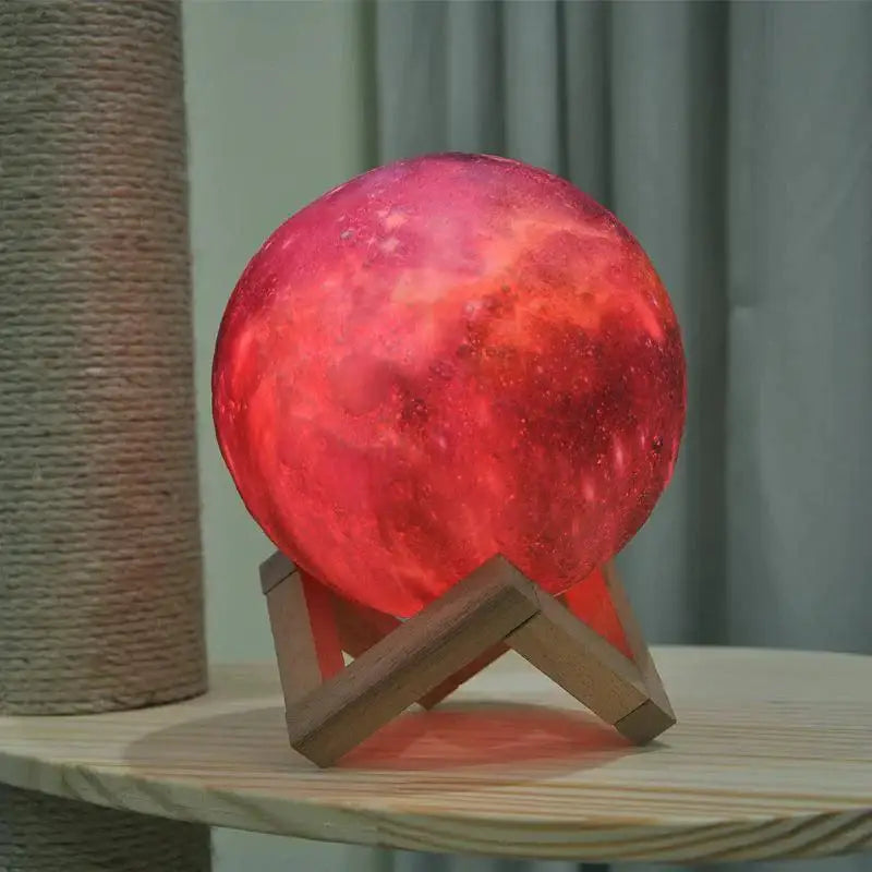 Lampe Galaxie Multicolore à Effet 3D en Acrylique