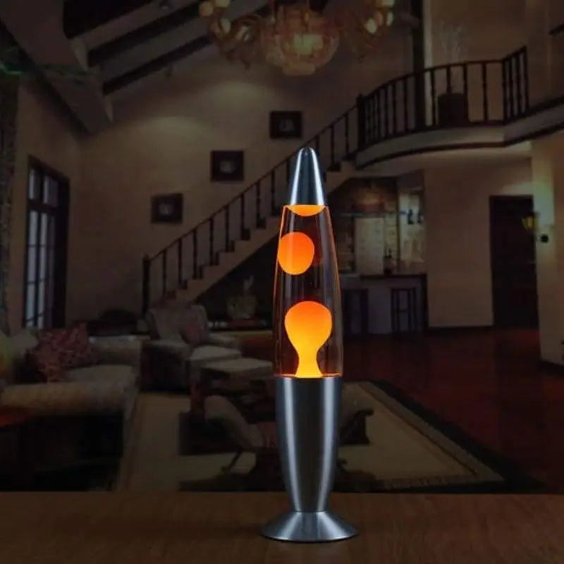 Lampe Lave Dé Moderne Verre Aluminium