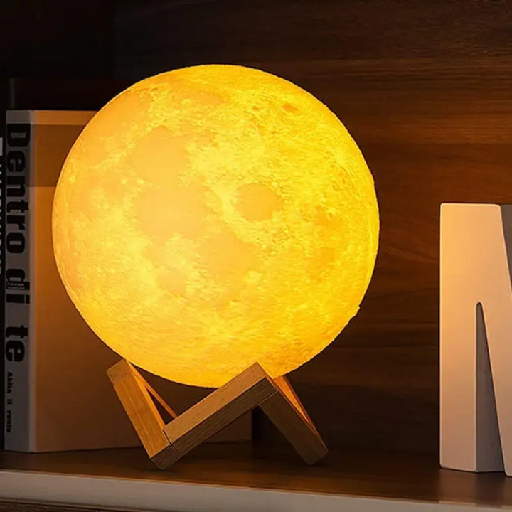Lampe Lune 3D Sphère Multicolore Éclairage LED