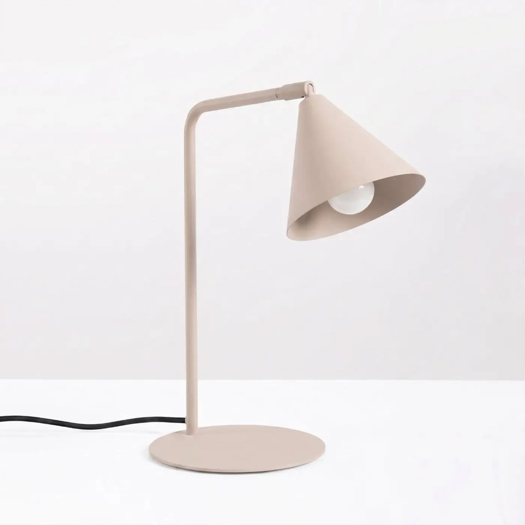 Lampe à poser taupe éteinte