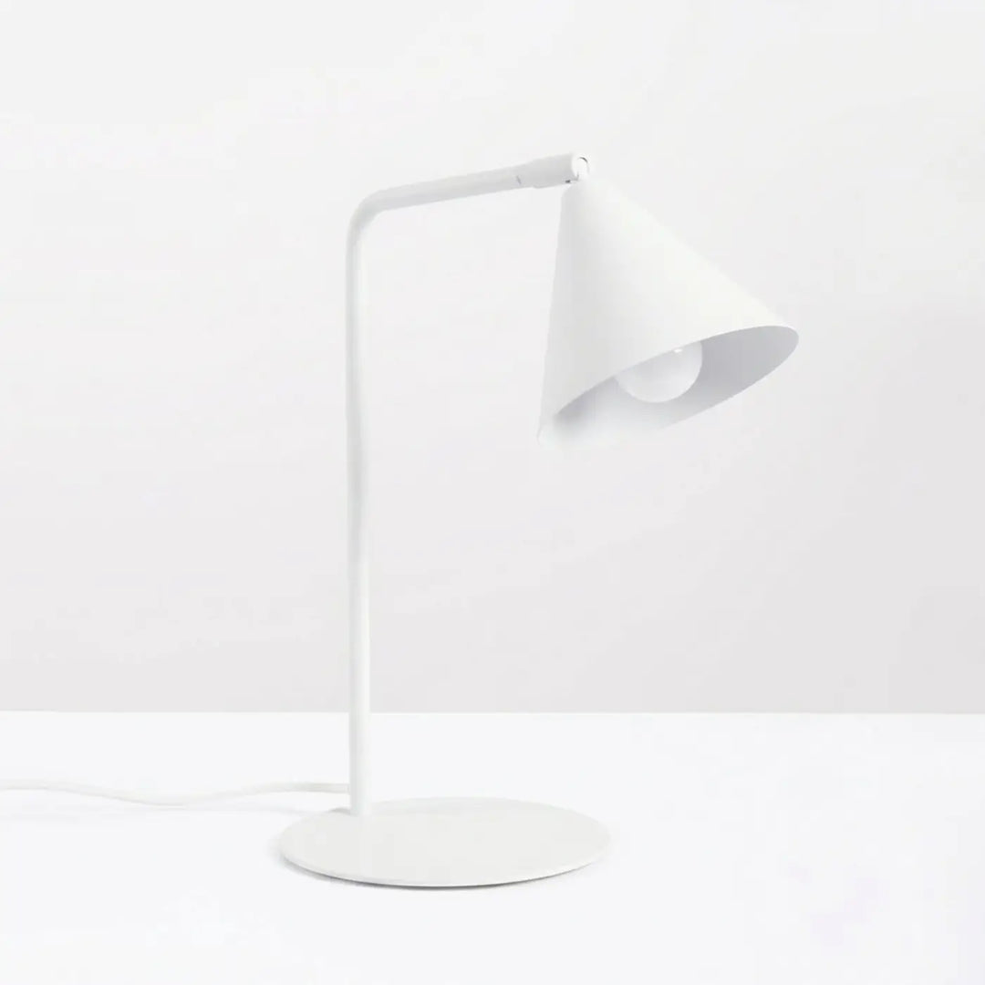 Lampe à poser blanc éteinte