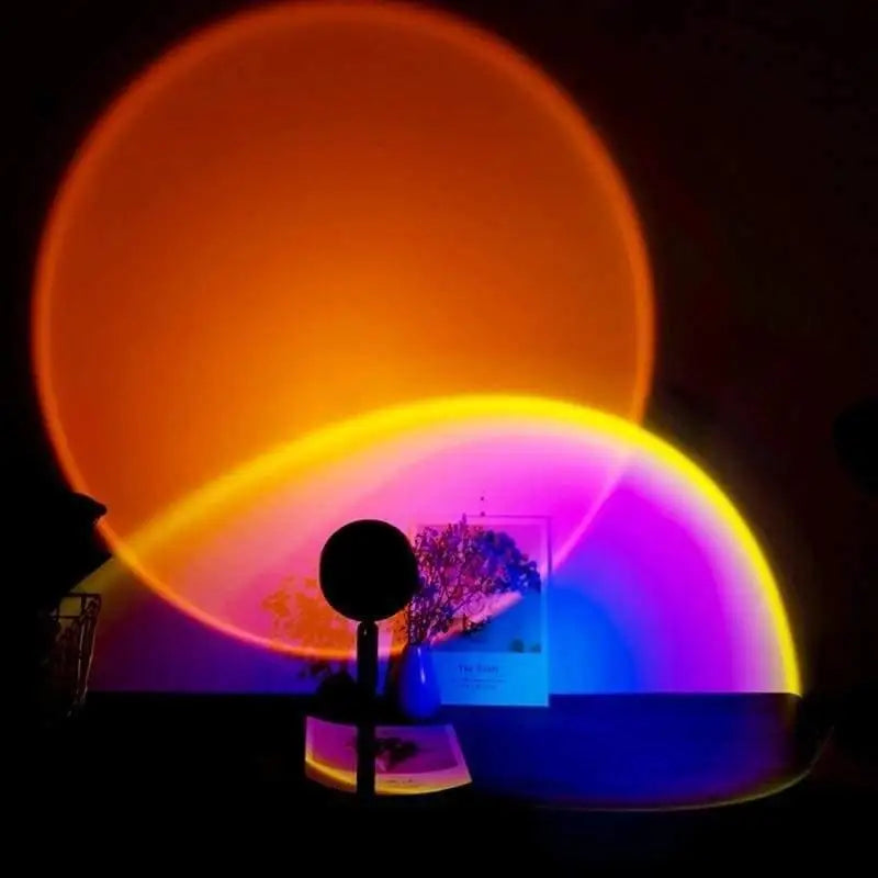 Lampe Coucher De Soleil Projecteur LED Multicolore