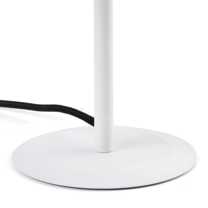 Détail de la lampe de table Conga S blanche