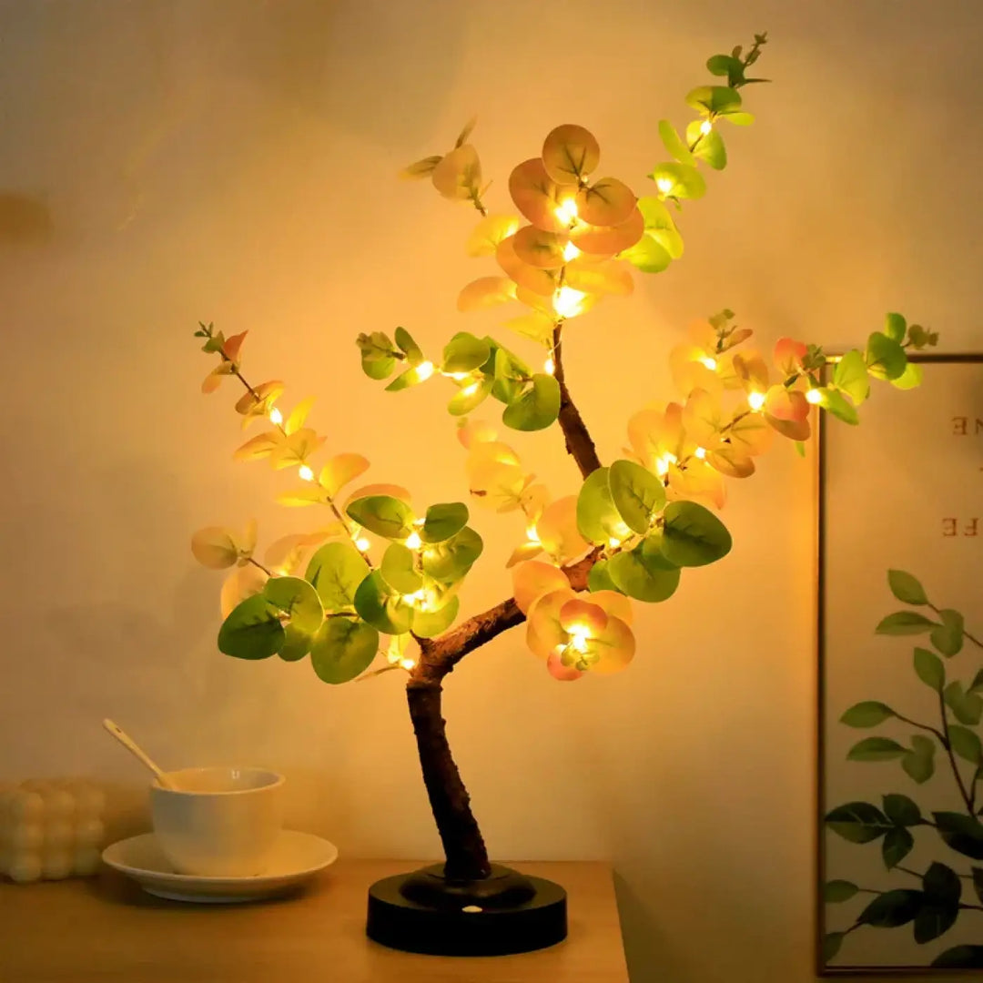 Lampe de table arbre lumineux led design nature chic