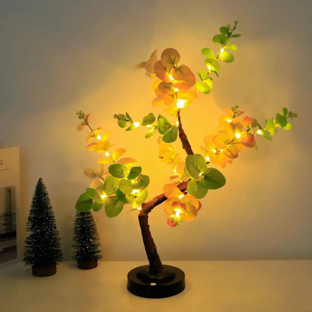 Lampe de table arbre lumineux led design nature chic