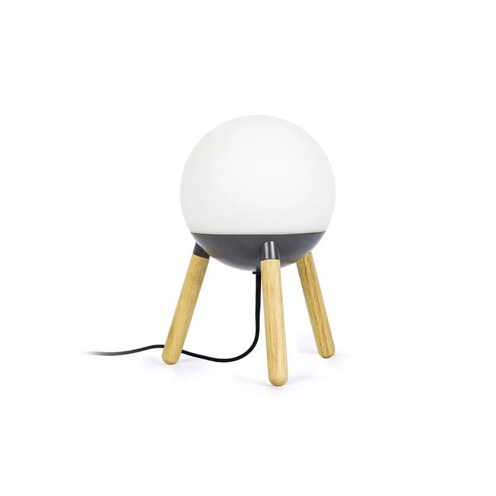 Lampe de table Mine gris foncé diffuseur polycarbonate de Faro Barcelona