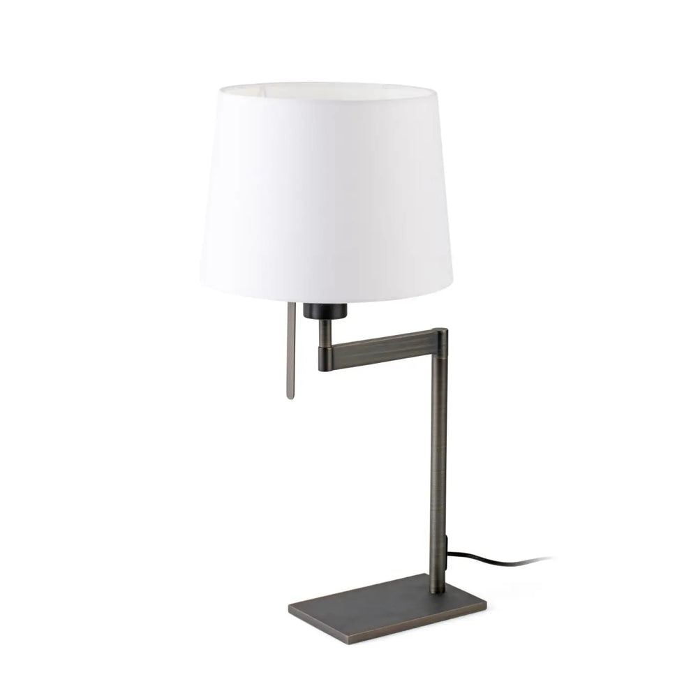 Lampe de table Artis bronze et blanc de Faro Barcelona